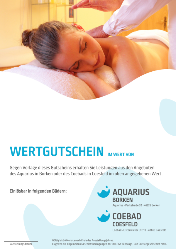 Gutschein Massage 1